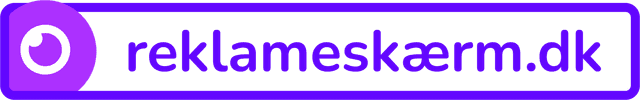 Reklameskærm logo